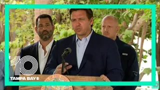 Florida Gov. Ron DeSantis is holding a press conference in Ponte Vedra Beach