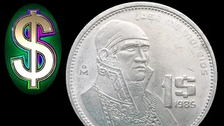 Las Tienes?   CONOCE EL PRECIO   de 1 Peso Morelos  1985 /old coins