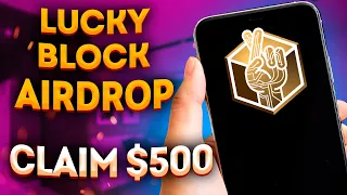 Lucky Block Token | Airdrop 500$ | lucky block new nft , lucky block the best new nft token