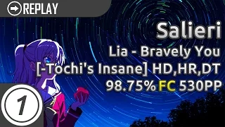 Salieri | Lia - Bravely You [-Tochi's Insane] HD,HR,DT 98.75% FC #1 | 530pp