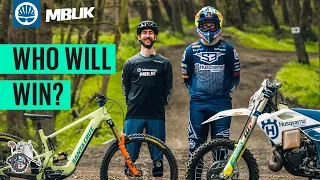 E-MTB Vs. Motorbike | We Swap Bikes With @BillyBolt57