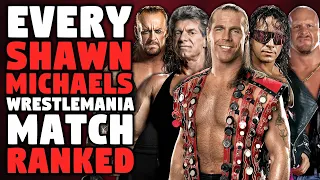 Every Shawn Michaels WWE WrestleMania Match Ranked From WORST To BEST