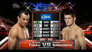 Khabib Nurmagomedov vs Gleison Tibau  MMA GOATS I Хабиб Нурмагомедов - Глейсон Тибау