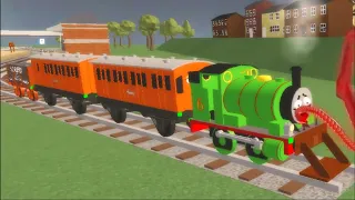 Sodor fallout: Sprint of a green Caterpillar @nelissa29ify,@trainlover74 & @alexandersthek2productions875