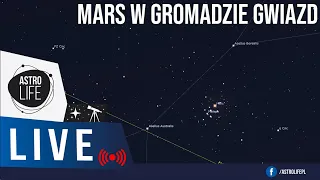 Mars w gromadzie gwiazd ✨ Sztuczne satelity 🛰  QUIZ❗️ - AstroLife na LIVE 190