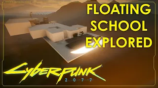 Bypassing The Border and Exploring Floating School in Cyberpunk 2077