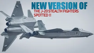 China New Version J-20 With New Design Spotted at the airfield