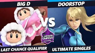 Ludwig Invitational - Big D (Ice Climbers) Vs. Doorstop (ZSS) SSBU Ultimate Tournament