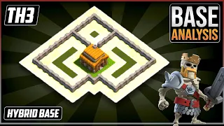 NEW ULTIMATE TH3 HYBRID/TROPHY Base 2021!! | Town Hall 3 (TH3) Hybrid Base Design - Clash of Clans