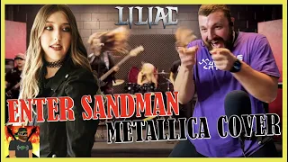This is LIGHTNING!! | Enter Sandman - Liliac (Official Cover Music Video) | REACTION
