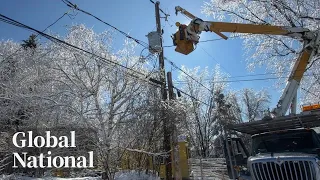 Global National: April 8, 2023 | Pace of power restoration expected to slow after Quebec storm