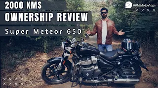 2000 Kms Ownership review | Super Meteor 650 | Pros and Cons #royalenfield #supermeteor650