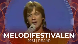 Melodifestivalen 1981 (Sweden) | RECAP