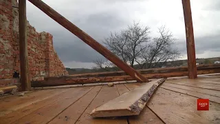 Наслідки шквального вітру у Львові