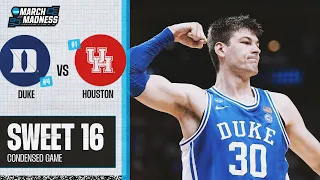 Duke vs. Houston - Sweet 16 NCAA tournament extended highlights