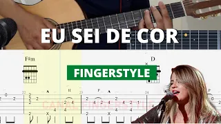 EU SEI DE COR / SERTANEJO / FINGERSTYLE TAB / COVER INSPIRAÇÃO / JOSUÉ PRUDENCIANO