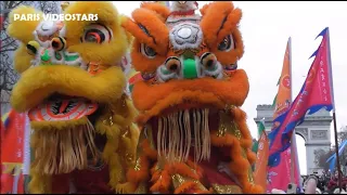 Chinese New Year 4 february 2024 Celebration of the Dragon @ Paris Champs Elysées Nouvel an chinois