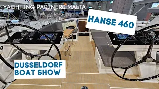 Hanse 460 at Düsseldorf Boat Show
