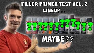 Filler primer test volume 2, but I need your help! Potential filler primers to test on 3D prints