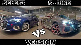 Audi A3 2023 Version S line Vs Select 🌟Diferencias🌟y precios