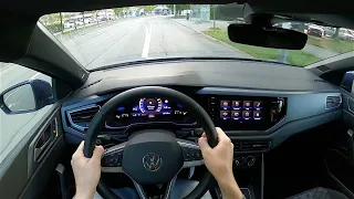 2022 Volkswagen Polo R-Line [1.0 TSI, 110 HP] POV Test ride #5 CARiNIK