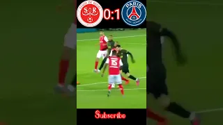 Messi Naymer Mbappe PSG Vs Reims #messi #naymer #mbappe #shorts #youtubeshorts