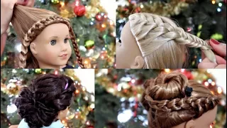 American Girl Doll Holiday Hairstyles! ❄ 2017