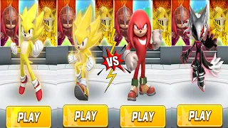 Sonic Forces Speed Battle - Super Runners vs Challenger Runners - All Characters Unlocked Gameplay