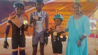 South zone speed skating challenge 2024 1000mtr final race gold 🥇 medal ## sujai Bala ##
