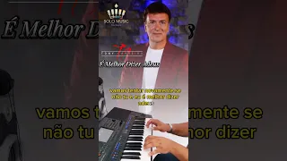 É Melhor Dizer Adeus - TONY CARREIRA (Acomp. Piano @SoloMusicPedroMesquita )