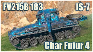 FV215b 183, IS-7 & Char Futur 4 • WoT Blitz Gameplay