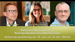 FRIBIS Online Veranstaltung - Bedingungslosen Grundeinkommen und Politische Partizipation