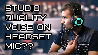 OBS Settings for Studio Quality Voice on Headset Mic