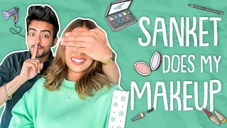 Sanket Does My Makeup 🙈 ft @sankett25  | Aashna Hegde