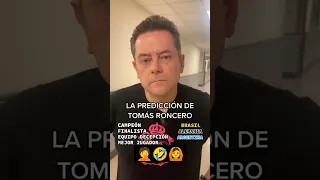 Predicción para el Mundial de Tomás Roncero 🤣