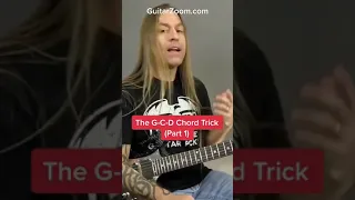 The G C D Chord Trick - Part 1 | Steve Stine Guitar Tutorial | #shorts