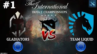 ЛИКВИД ПРОТИВ ТОП МИРА НА ВЫЛЕТ! | Gladiators vs Liquid #1 (BO3) The International 2023