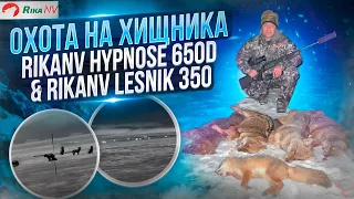 Охота на хищника в Дагестане с Магомедом! RikaNV Hypnose 650D & RikaNV Lesnik 350