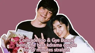 comrade joo gyeokchan and gye bunok being the best kdrama couple for 16 minutes straight