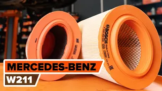 Как заменить воздушный фильтр двигателя на MERCEDES-BENZ W211 E-Class [ВИДЕОУРОК AUTODOC]