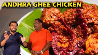 Andhra Ghee Chicken Recipe in Tamil | Easy Cooking with Jabbar Bhai...