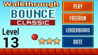 Bounce Classic Game (Level 13) 3 STAR Walkthrough