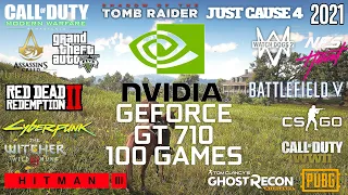 GeForce GT 710 in 2021 - Test in 100 Games