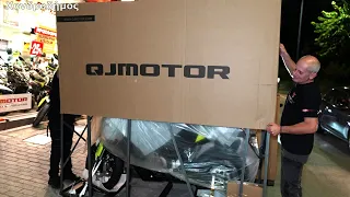 unboxing QJMOTOR SRV650cc 2023
