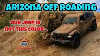 Phoenix Arizona Off Road Trail || Sycamore Creek- Trail Damage, Winch Recovery, and Saving a Bride!