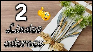 2 LINDAS IDEAS CON YUTE Y MADERA - Manualidades para el hogar - Crafts for the home with recycling