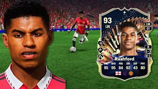 93 TOTS ATTACKER PLUS EVOLUTION RASHFORD IS INSANE IN EA FC 24!!