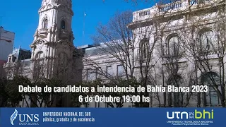 Debate elecciones intendencia de Bahía Blanca