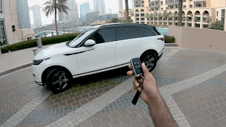 Luxury Range Rover Velar 2021 - POV Test Drive - Downtown Dubai - Burj Khalifa