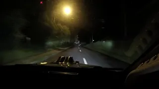 Rally Kroměříž 2023 onboard noční RZ 4. Brázda-Bodlák Lancer Evo IX